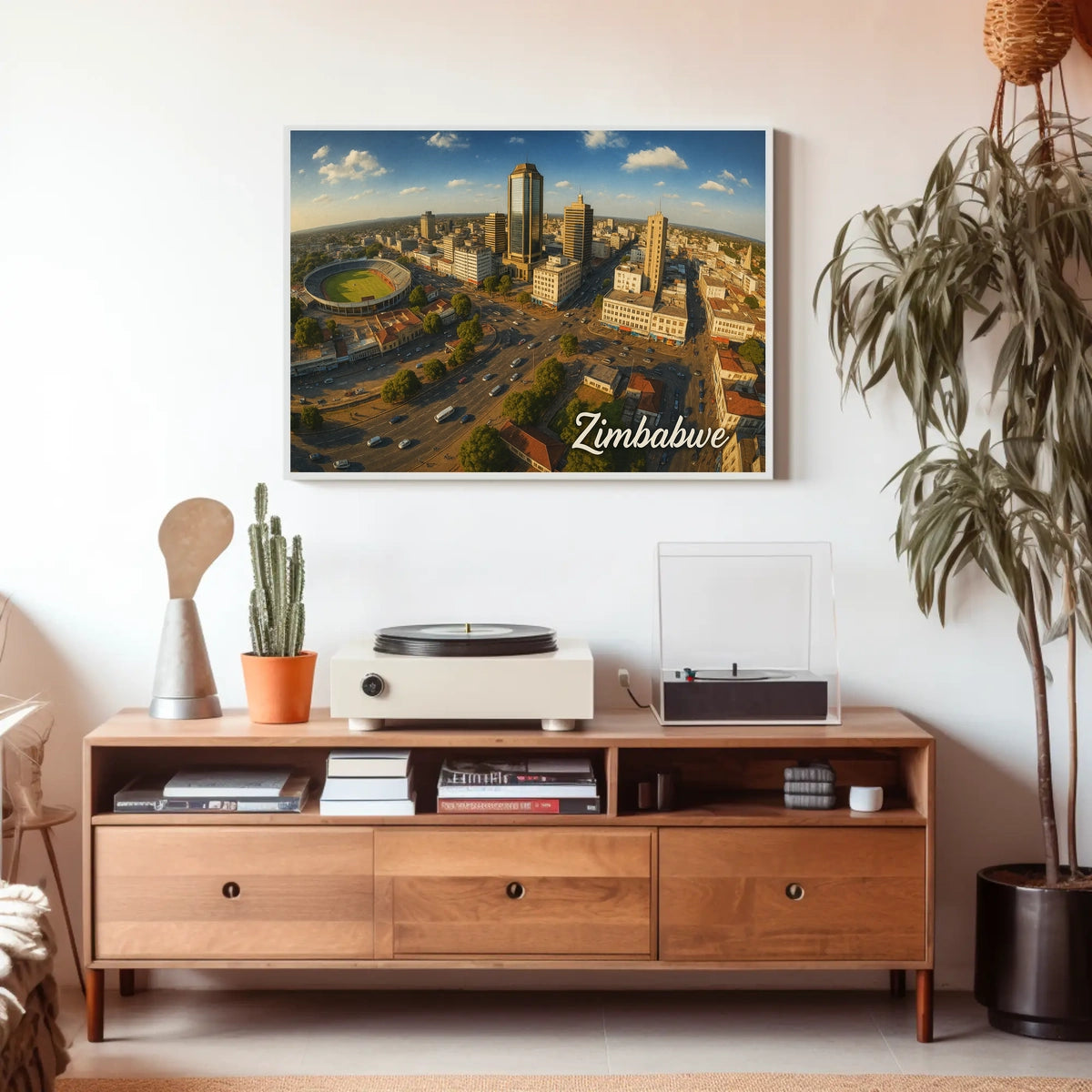 Zimbabwe Cityscape Poster