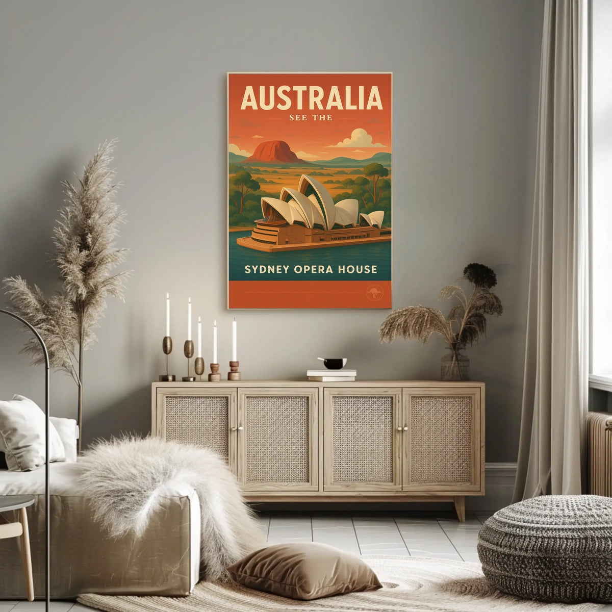 Discover Australia Sydney Opera House Poster