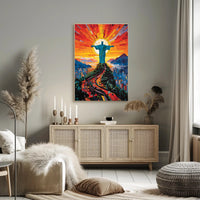 Radiant Christ The Redeemer Poster