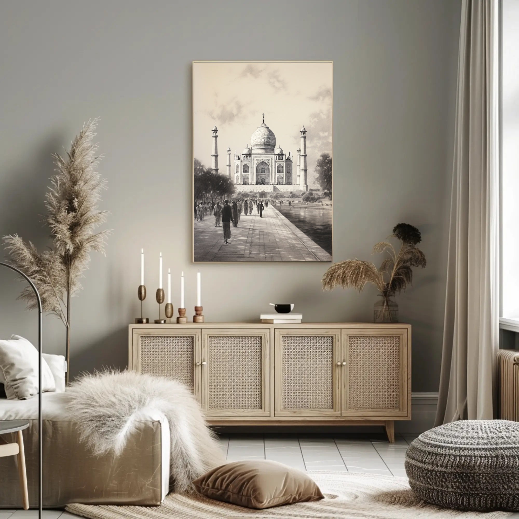 Timeless Beauty Of The Taj Mahal Poster