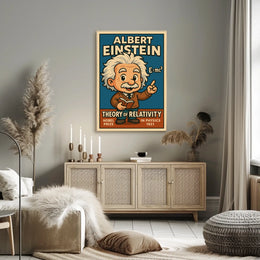 Albert Einstein Theory Of Relativity Poster