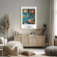 Victorian Cotton Prints Exhibition by William Morris Poster