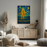 George Washington Patriotic Vintage Historical Poster