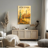 New York Cityscape Poster