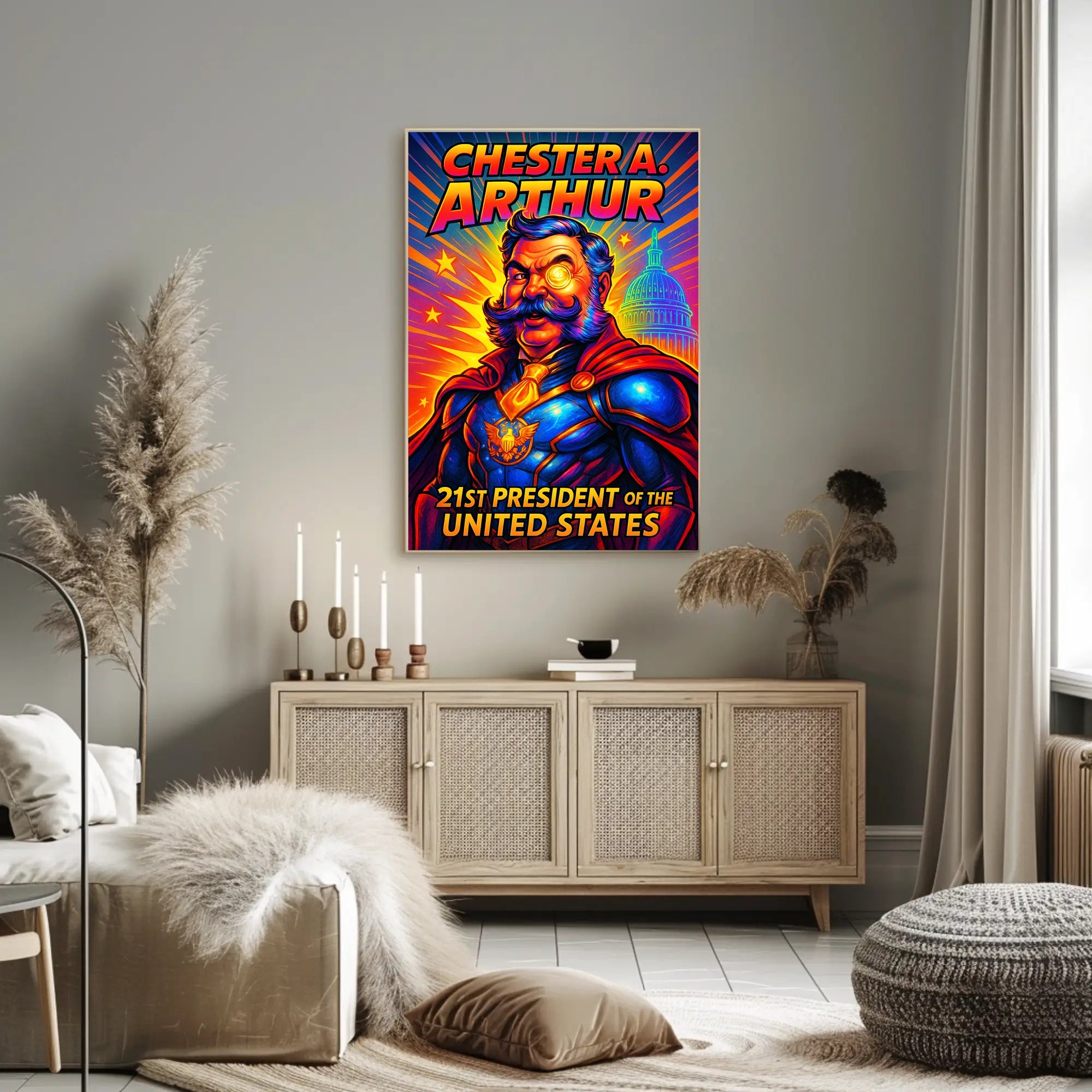 Chester A. Arthur 21st President Poster PosterGoat