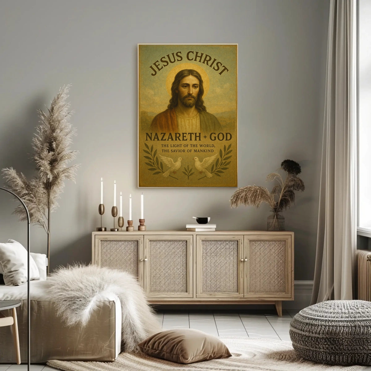 Jesus Christ The Light of the World Poster