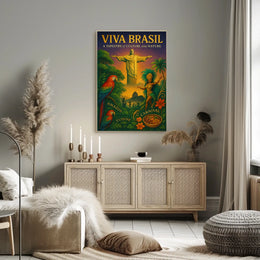 Viva Brasil A Tapestry of Culture and Nature Poster