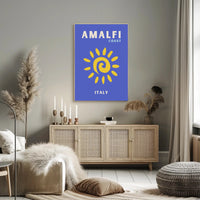 Amalfi Coast Dreamscape Seamless Travel Poster PosterGoat