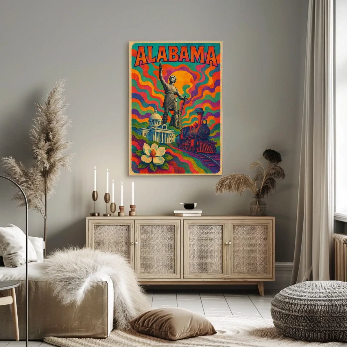 Vibrant Alabama Poster