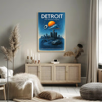 Detroit The Dream Engine Poster