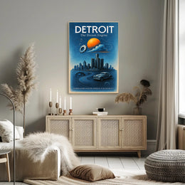 Detroit The Dream Engine Poster