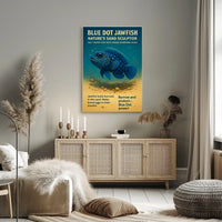 Blue Dot Jawfish NatureS Sand Poster
