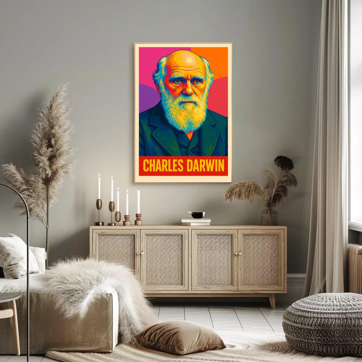Charles Darwin Evolutionary Visionary Poster
