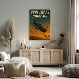 Vultures Of The Sky Vultee A-31A-35 Poster