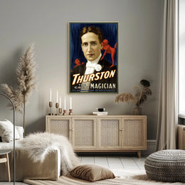 Thurston The Great Magician Vintage Entertainment Poster