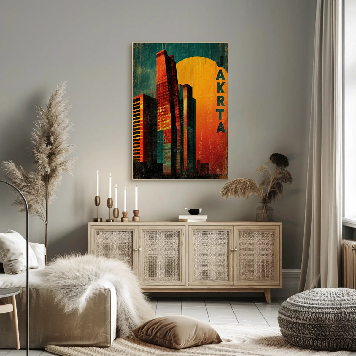 Jakarta Skyline Poster