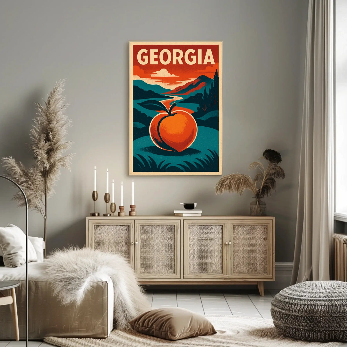 Georgia Peach Poster