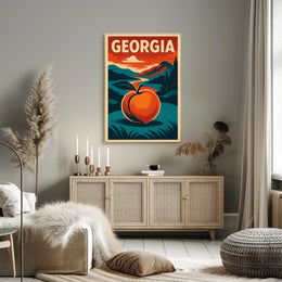 Georgia Peach Poster