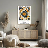 William Morris Cotton Prints Exhibition Poster