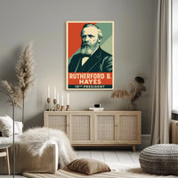 Rutherford B Hayes 19th President Litho HistoryBuff Poster