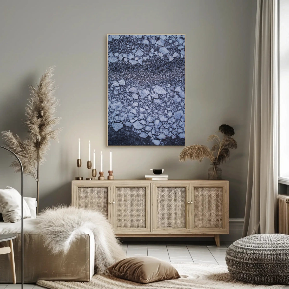 Ice Floes Serenity Abstract or Artistic Poster