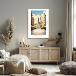 Krakow Cityscape Poster PosterGoat