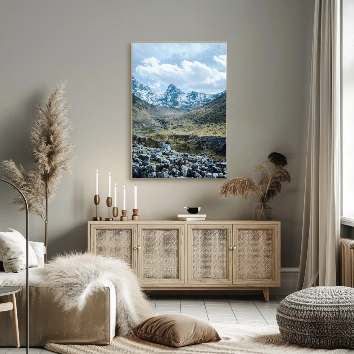 Majestic Mountain Landscape Poster