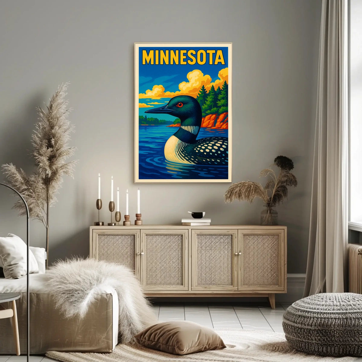 Minnesota Loon Poster