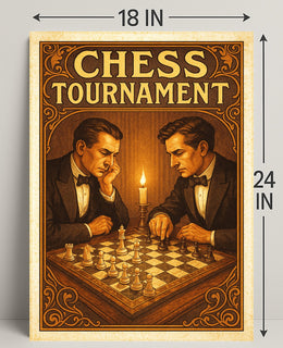 Chess Tournament Poster PosterGoat