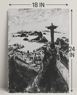 Christ The Redeemer Over Rio Poster