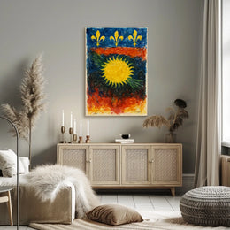 Vibrant Heraldry Poster