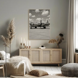 Vintage Bomber Aircraft WWII Poster