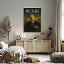 Jimmy Carter Era Vintage Historical or Presidential Poster