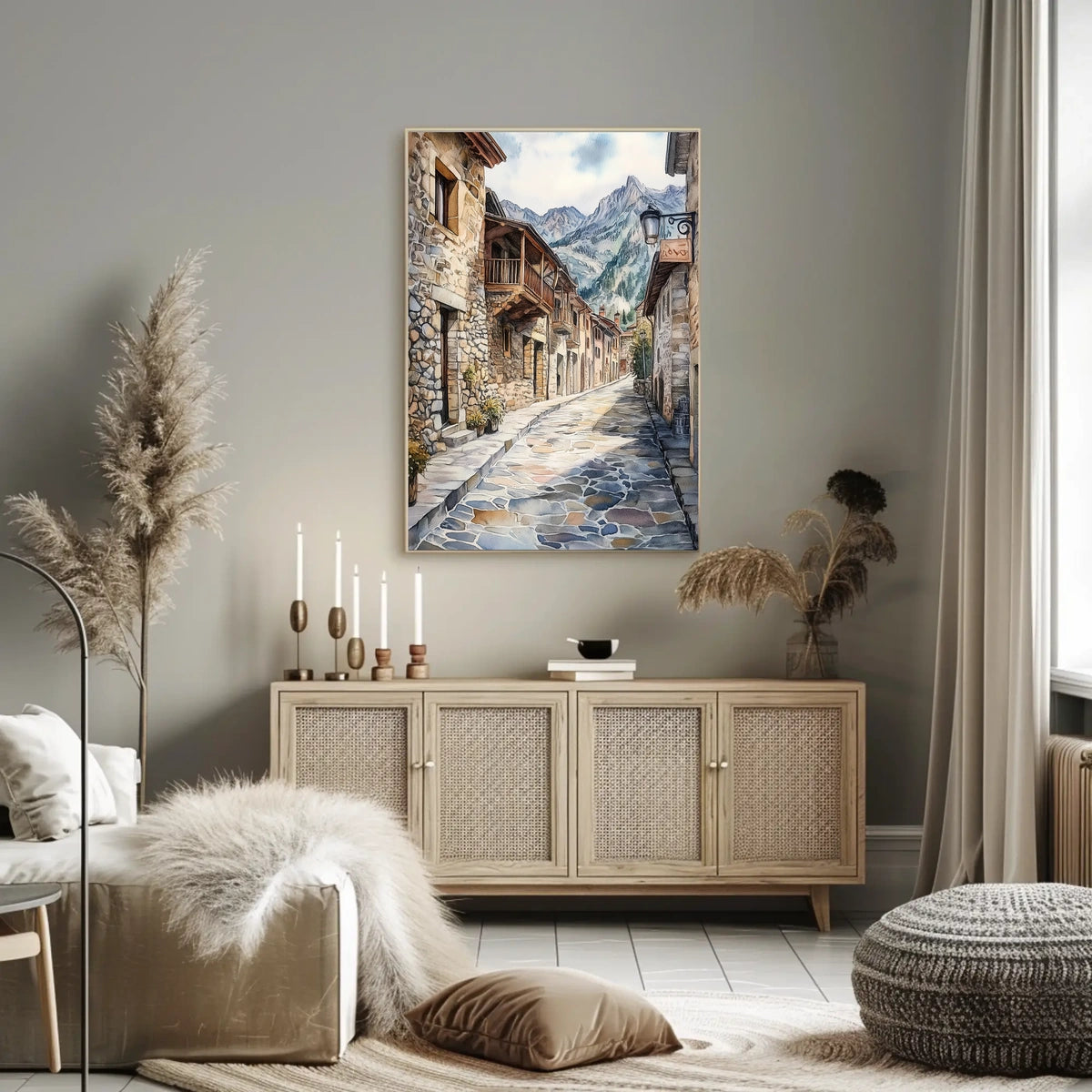 Andorra Andorra la Vella Old Town View Poster