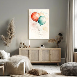 three balloons Poster