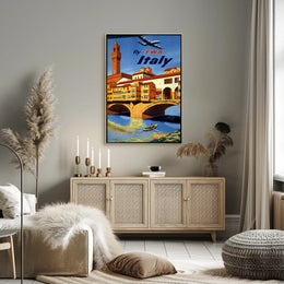 Fly Twa To Italy Poster