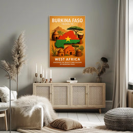 Discover Burkina Faso Poster PosterGoat