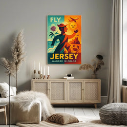 Fly Jersey Wander In Color Poster
