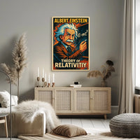 Albert Einstein Theory Of Relativity Poster