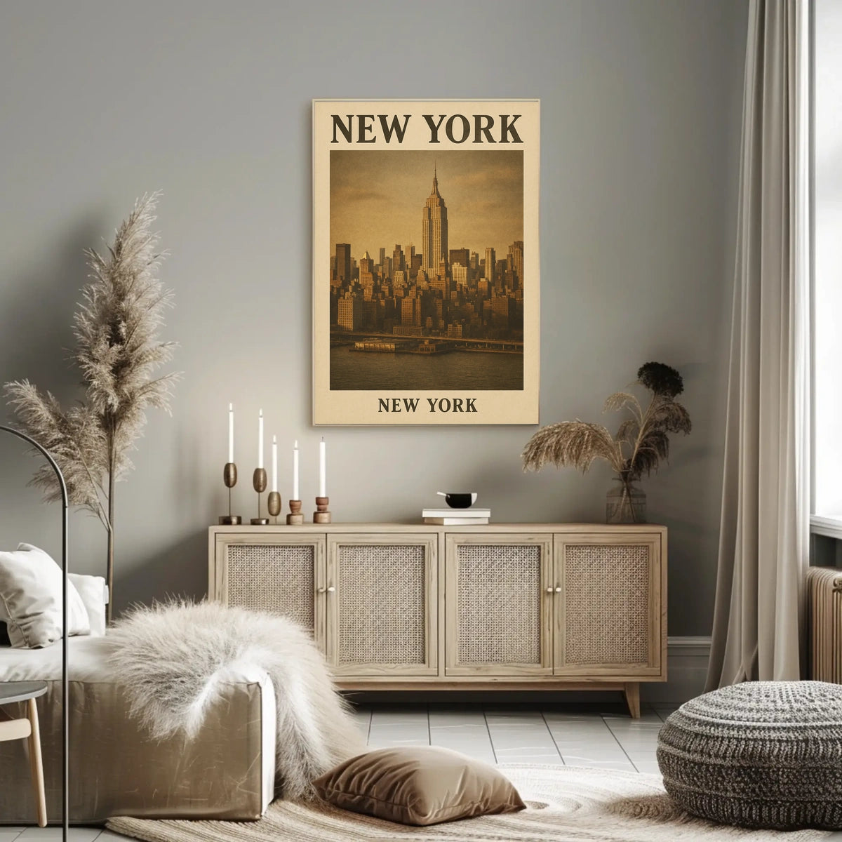 New York City Skyline Poster