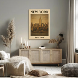 New York City Skyline Poster