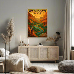 Wadi DoaN, Yemen Land Of Serenity And Poster