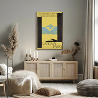 National Parks Vintage Travel Poster Art Print