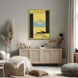 National Parks Vintage Travel Poster Art Print