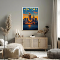 New York City Skyline Poster PosterGoat