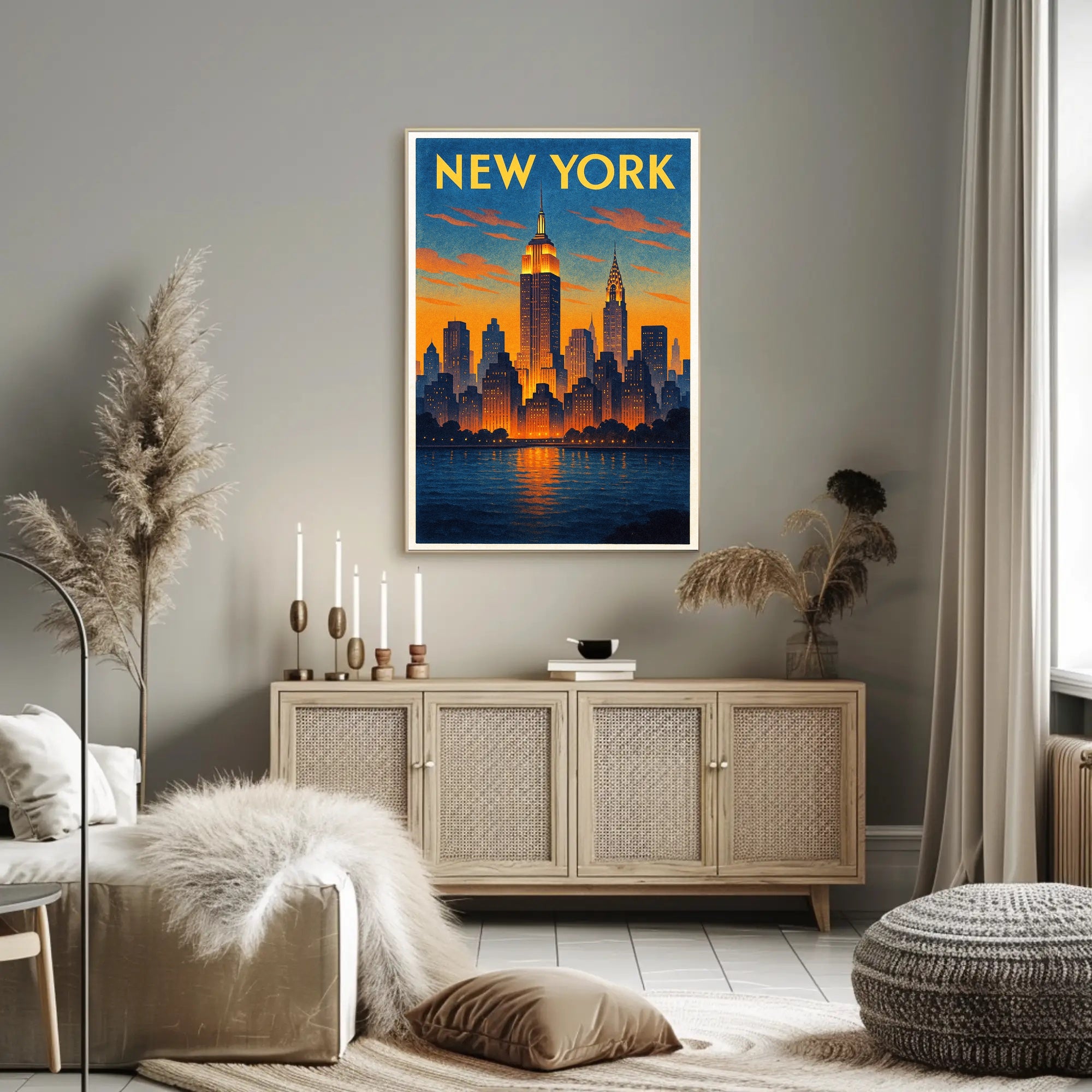 New York City Skyline Poster PosterGoat