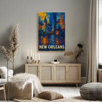 New Orleans A Vibrant Impression Poster