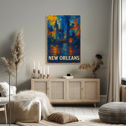 New Orleans A Vibrant Impression Poster