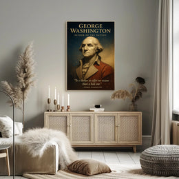George Washington Father of the Nation Poster