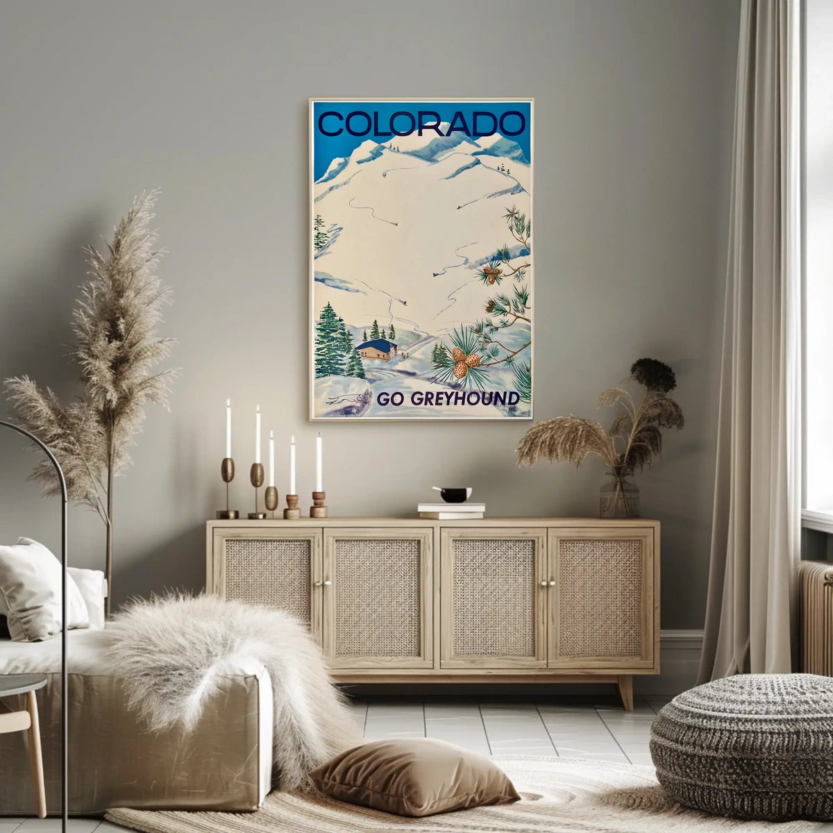 Colorado Ski Adventure Poster